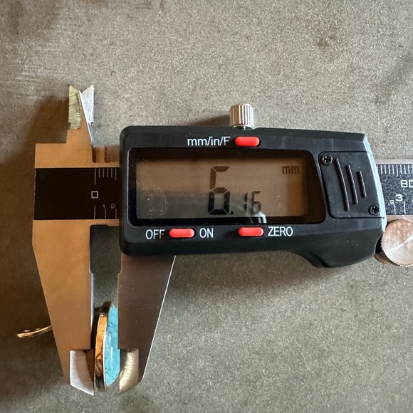 ILLUMINATING ESTATE TAMBETTI 14K BEZELED CABOCHON AQUAMARINE CLIP ON EARRINGS - Picture 12 of 12